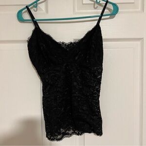 Guess Lace Black Camisole Tank Size S
